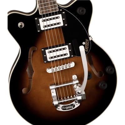Gretsch G2655T Streamliner Center Block Jr. Double-Cut with Bigsby, Laurel Fingerboard, Brownstone Maple image 3