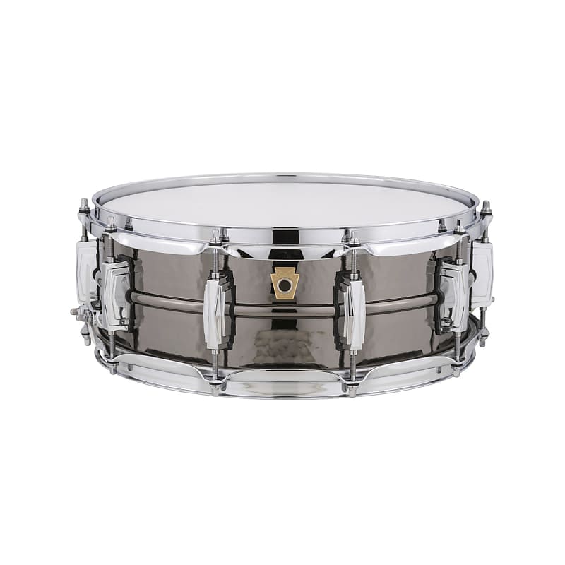 Ludwig L1LB416K Black Beauty Brass Snare Drum 5 x 14 Hammered Shell  Imperial Lugs