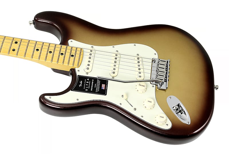 Fender American Ultra Stratocaster Mocha Burst Lefty image 1