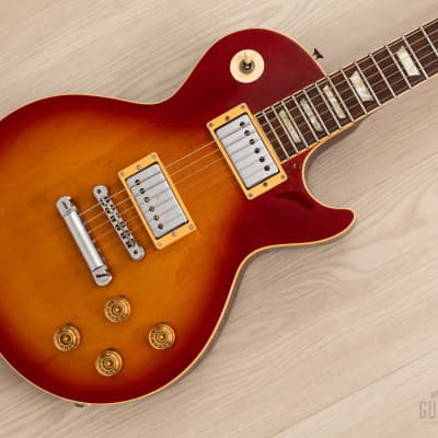 1990s Epiphone (Japan) Model LPS-90 Les Paul Standard Guitar Sunburst  Gibson Style Headstock | Reverb