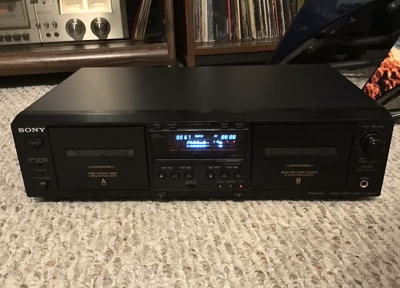 Sony TC-WE475 Dual Cassette Deck Tape Player Recorder Hi Speed