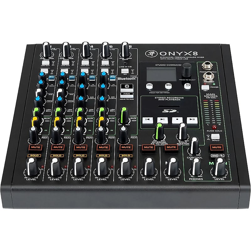 Mackie Onyx8 8-Channel Analog Mixer with Multitrack USB image 3