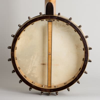 DeWick  5 String Banjo,  c. 1915, original black hard shell case. image 4