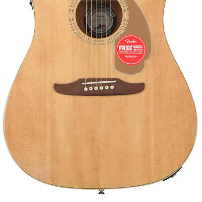Fender Redondo Player Acoustic-Electric Guitar - Natural image 1