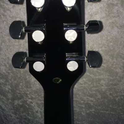 Washburn EA9 Acoustic/Electric Guitar – Ebony image 8