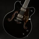 Gretsch - G6636-RF Richard Fortus Signature Falcon - Black - Center Block with V-Stoptail - Ebony Fingerboard *VIDEO* Electric Guitar with Hard Shell Case