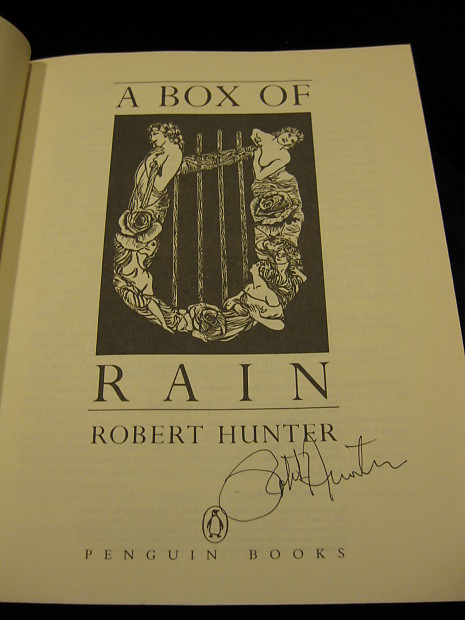 Robert Hunter, Grateful Dead, A Box of Rain, Autographed