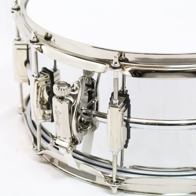 Ludwig LB402BN [Super Ludwig COB (Chrome Over Brass) Snare Drum 14 x 6.5] image 5