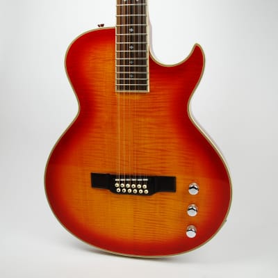 Washburn SBF-80 12 1990's - Cherry Sunburst 12 string | Reverb