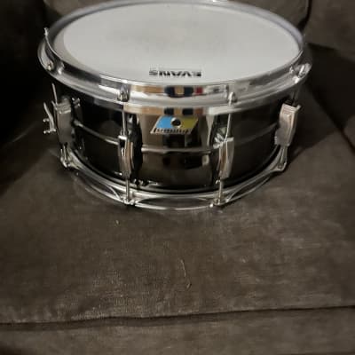 Ludwig Black Beauty 6.5”x14” snare drum with COLISEUM twin channel  DIE CAST top Hoop image 1