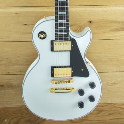 Gibson Custom Les Paul Custom Alpine White Ebony Fingerboard CS302394 image 3