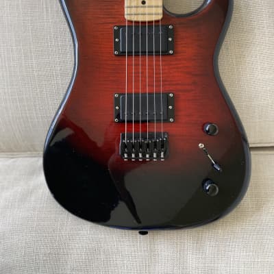 Three Dots Guitars S Model/Sunset Orange Metallic/Maple/SN-T074