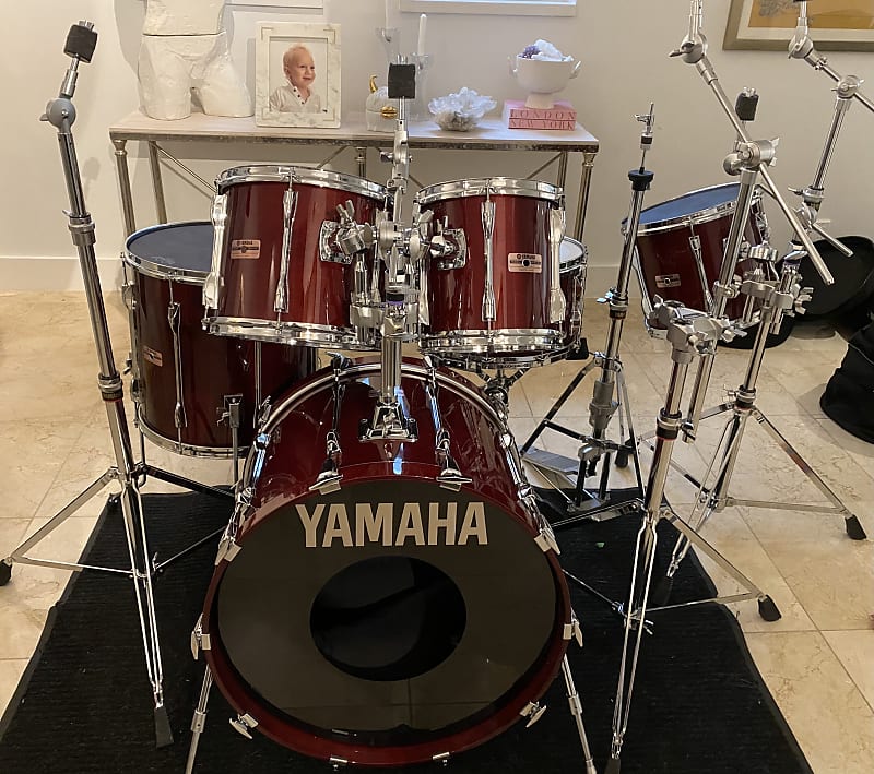 YAMAHA "9000" Tom 14" x 10" outlet Cherry Wood RARE