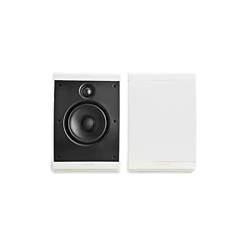 Polk Audio OWM3 Wall and Bookshelf Speakers | The Most High-Performance Versatile Loudspeaker | Paintable Grilles (Pair, White)  			