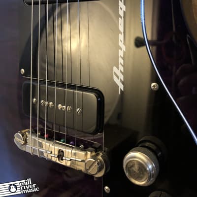 Ampeg AMG-1 Dan Armstrong MIJ Electric Guitar Purple Quilt Japan image 9
