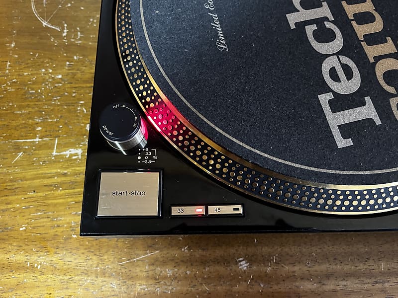 Technics SL-1200 LTD Limited Edition Gold Turntable SL