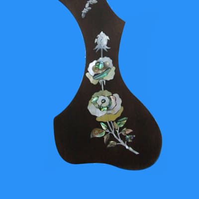 Bruce Wei, Guitar Part - Rosewood Pickguard W/ Mop Art Inlay ( 660 ) for sale