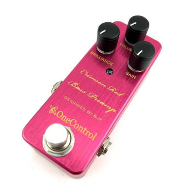 One Control [USED] Crimson Red Bass Preamp | Reverb