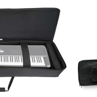 Rockville 88 Key Padded Rigid Durable Keyboard Gig Bag Case For Korg Kross 2 88