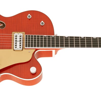 Gretsch G6120TFM-BSNV Brian Setzer Signature Nashville® Electric Guitar - Orange Stain W/ Case MINT image 4