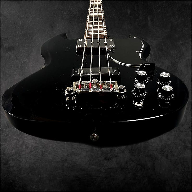 Epiphone EB-3 SG Bass, Ebony 2010 Made in Korea | Reverb