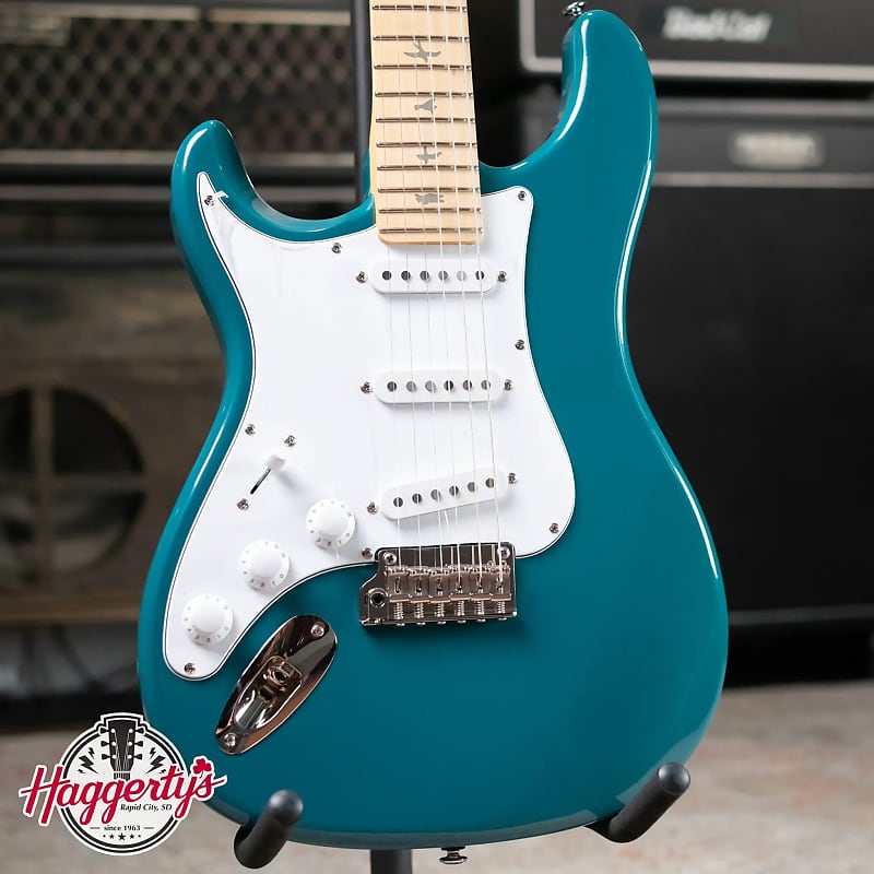美品 2024年製 左利き用 PRS SE Silver Sky Lefty PRS SE Silver Sky Left Handed Elecric Guitar Storm Gray