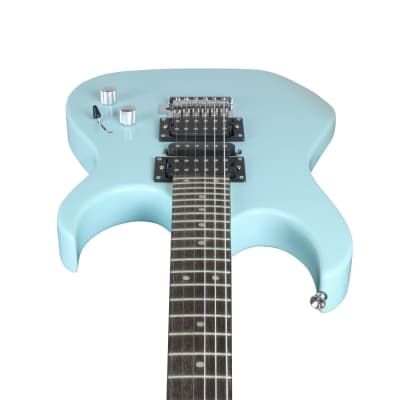 Artist SS45 Sonic Blue Electric Guitar & Accessories image 6