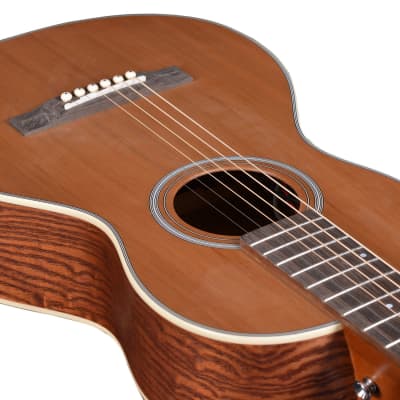 Artist OS60EQ Parlour Acoustic Electric Guitar Solid Top + HG Bag image 5