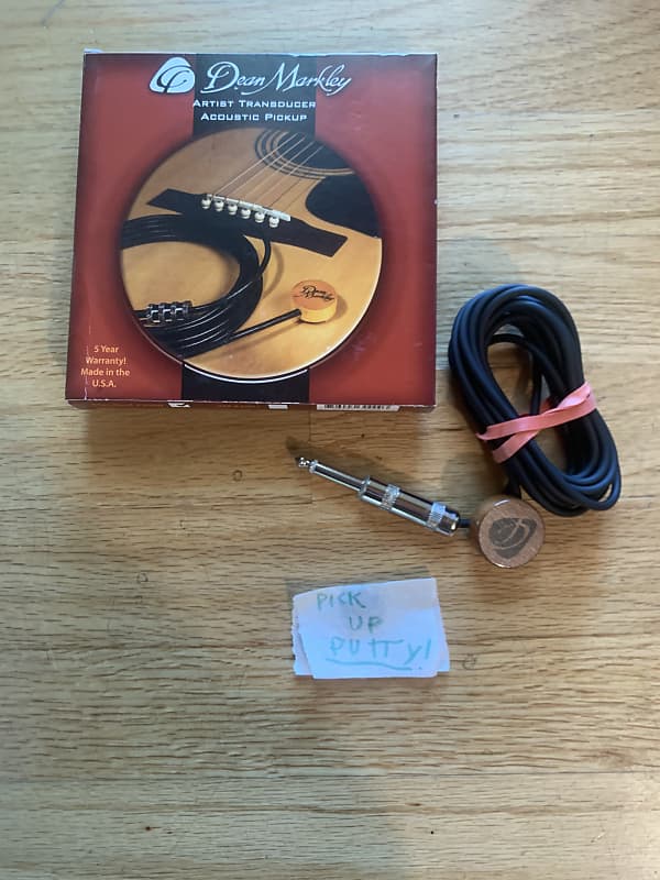 Dean Markley DM3001 Artist XM Transducer Acoustic Pickup with Endpin Jack 2010s - Natural image 1