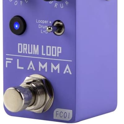 FC01 Looper Pedal Drum Machine 2 in 1 Drum Looper Guitar Pedals, 20 Minutes Loop Time with 16 Drum Grooves, Tap Tempo, 44.1kHz/16Bit Mini Guitar Effects Pedal with 3 Mode image 1