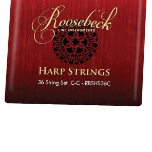 Roosebeck RBSHS36C Harp 36 String Set, C-C