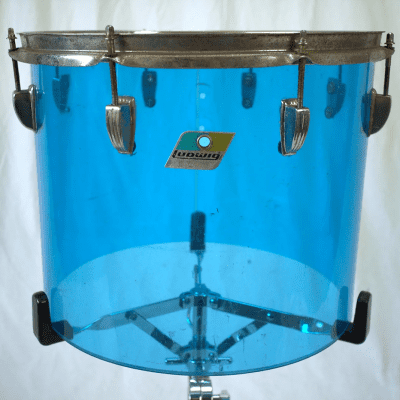 1970s Ludwig Vistalite 12x15" Concert Tom with Single-Color Finish
