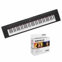 Used Yamaha NP32B 76-Key Piaggero Ultra-Portable Digital Piano Black Kit