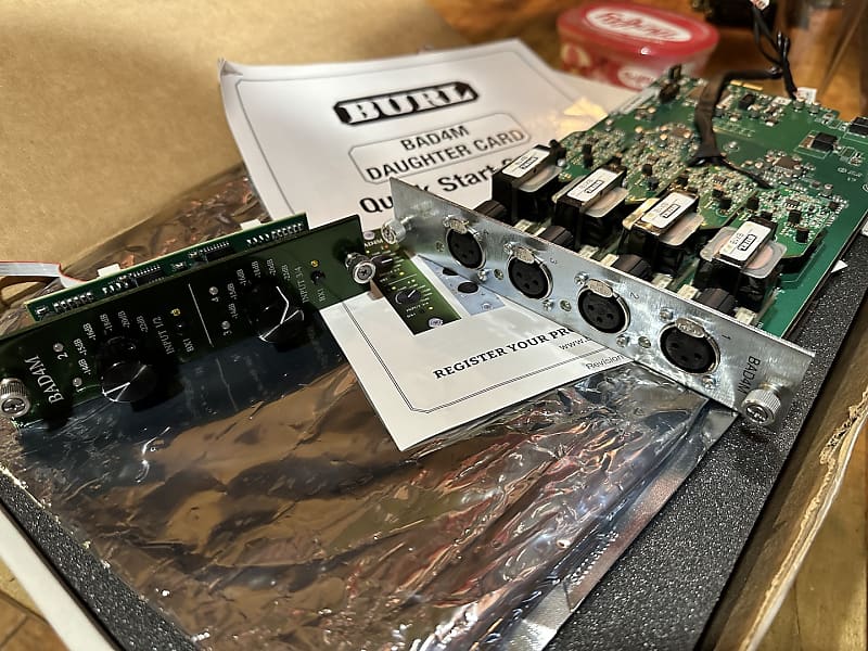 Burl BAD4M 4Channel ADC Daughter Card NICE! Reverb