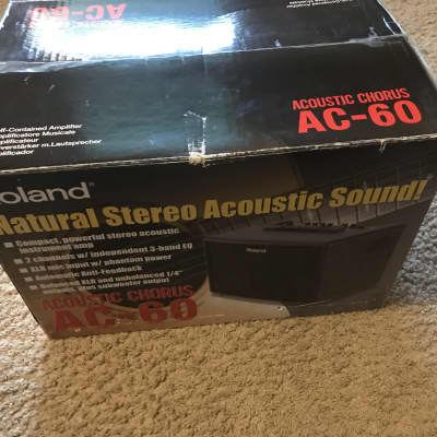 Roland AC-60 Acoustic Chorus Combo Amplifier in excellent-mint condition with box and case image 2