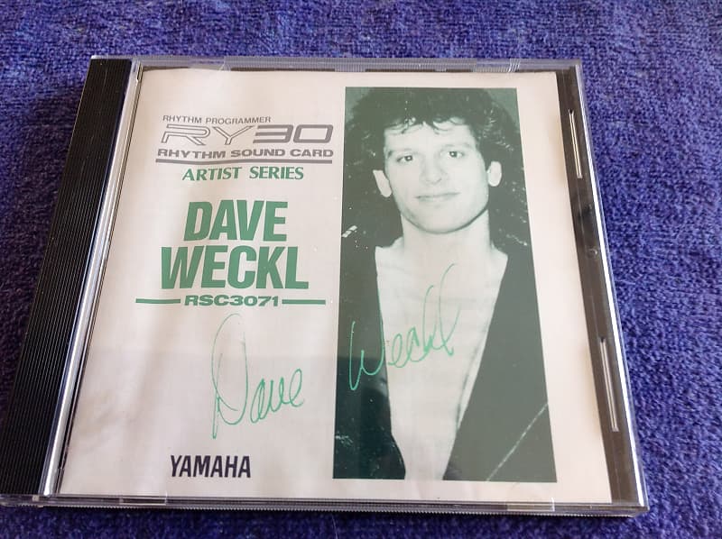 Yamaha RSC3071 "Dave Weckl" Artist Series PCM Card for RY-30/RM-50 • Excellent Condition • RARE image 1