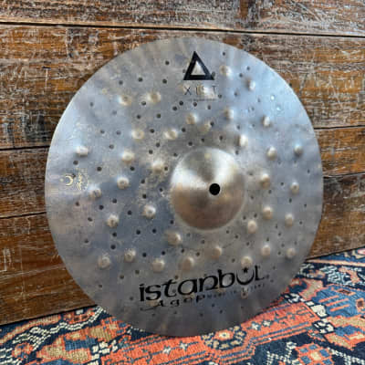 13" Istanbul Agop Xist Dry Dark Hi-Hat Cymbal Pair 498g/910g *Video Demo* image 3