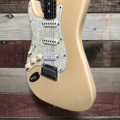 Fender American Standard Stratocaster Left-Handed RW Olympic White 1989 image 6