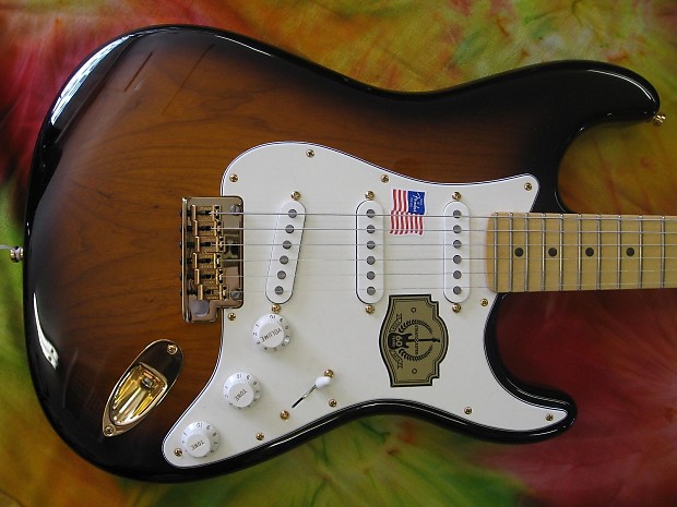 Fender 60th Anniversary Commemorative American Strandard Stratocaster  2 Tone Sunburst image 1