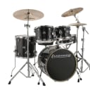 Ludwig Element Evolution 5pc Drum Set w/Zildjian ZBT Cymbals - 20" - Black Sparkle