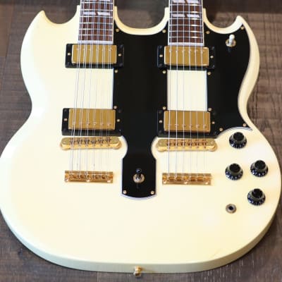 Good Wood Era! 1997 Gibson EDS-1275 Double-Neck SG Electric Guitar Alpine White + OHSC image 2