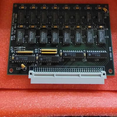 (1x board) Akai S1100 S1000 8MB 4MW Ram Memory Expansion Board PCB, Tested, Pulled From A Working Unit