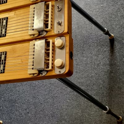 1950's Carvin triple 8 Eight String neck pedal steel guitar Lap image 4