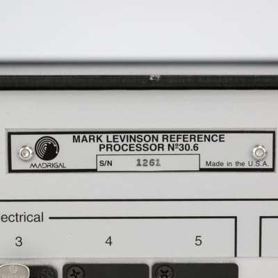 Mark Levinson No.30.6 Reference Digital Processor PLS-330 T Bone Burnett #41400 image 11