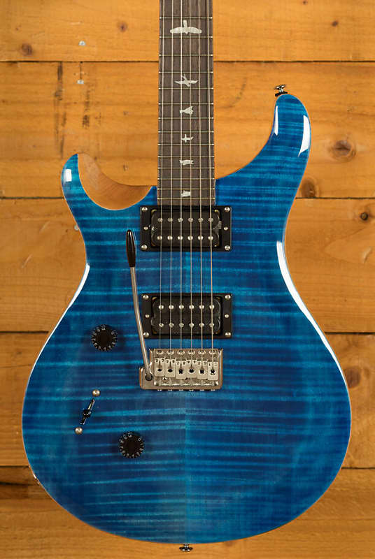 PRS SE Custom | SE Custom 24 "Lefty" - Faded Blue - Left-Handed image 1