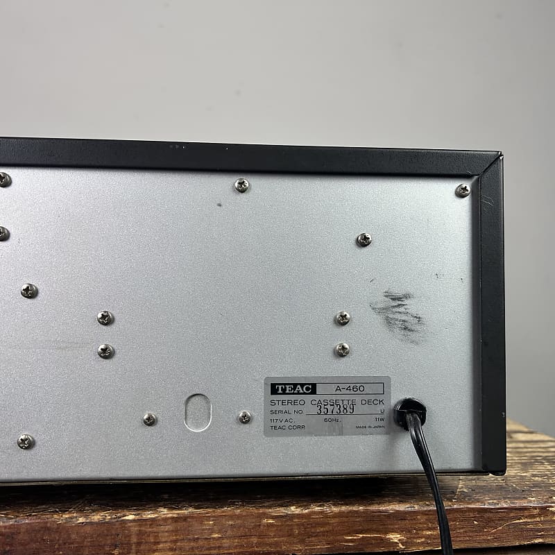 TEAC A-460 カセットデッキ シルバー TEAC A-460の仕様 ティアック