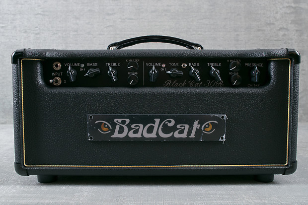 Bad Cat Black Cat 30R Hand Wired Legacy Series 30-Watt Guitar Amp Head with Reverb image 1