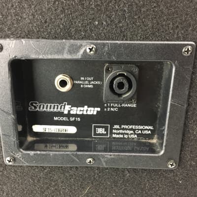 JBL SF-15 Sound Factor 15 Inch 2-Way Speaker Cabinet (1 X) | Reverb