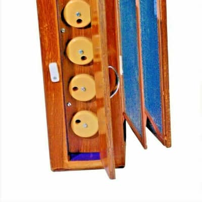 Naad Manual Shruti Box Swar Peti Swarpeti Natural Wood Color Musical Instruments Brown image 3
