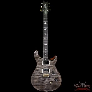 PRS Wood Library Artist Package Custom 24 Fatback Flame Top Neck African Blackwood Board Charcoal image 5